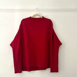 Frank & Eileen Effie Long Sleeve Funnel Neck Capelet Sweatshirt